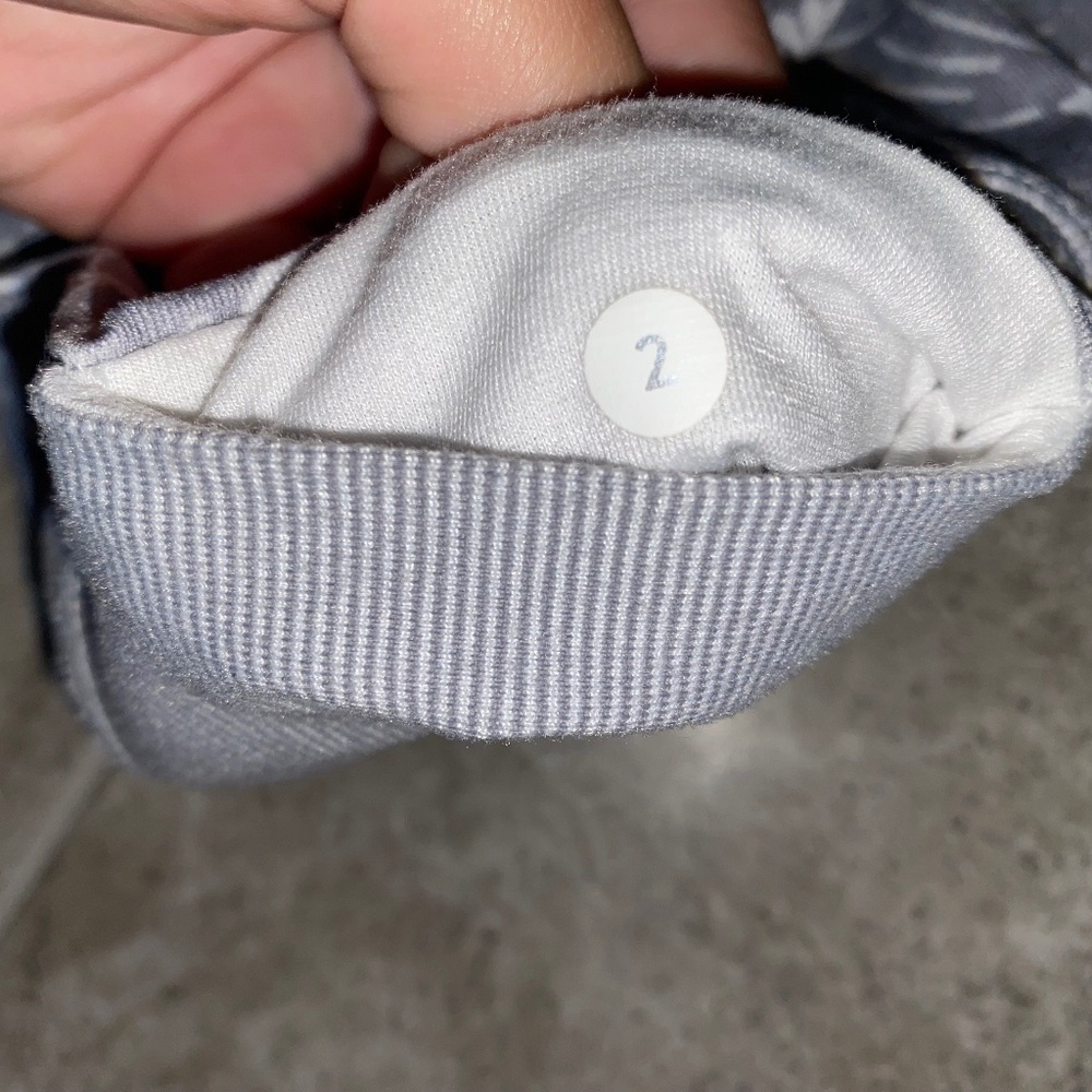 Lululemon Wunder Under Beachy fossil floral Cropped Leggings Size 2 - Picture 7 of 8